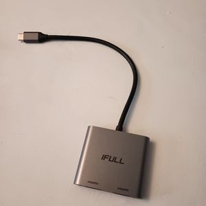 USB Dual HDMI adapter for laptop